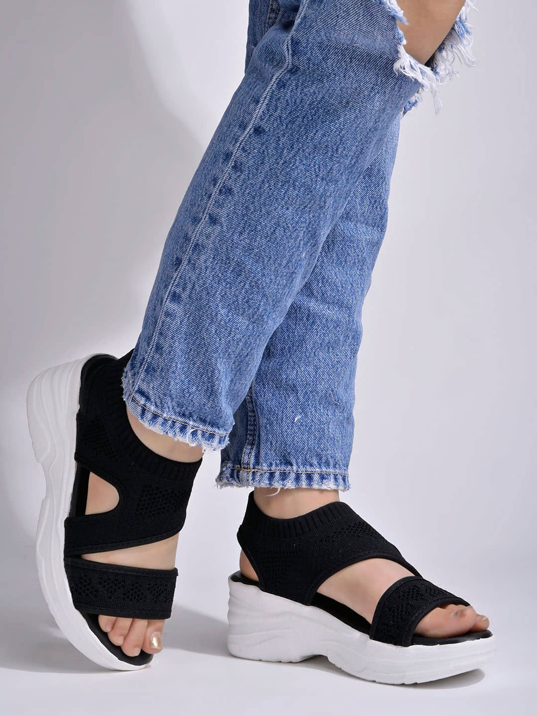 Shoetopia Black Women's Sandal Heels - Heels | Buy online on ZillyBuy
