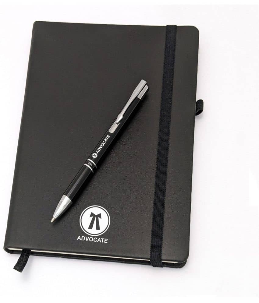 UJJi 2in1 Advocate Gifts in Click Metal Pen with Notebook Set