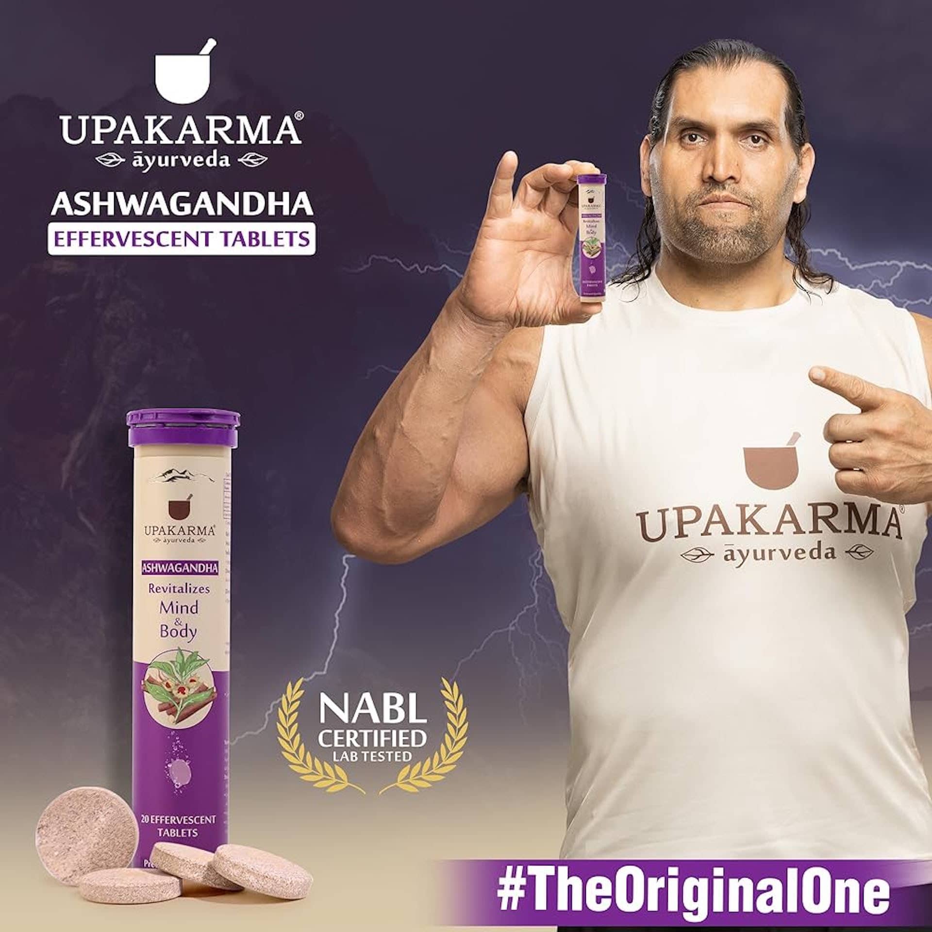 UPKARMA ASHWAGANDHA EFFERVESCENT 20 TABLETS