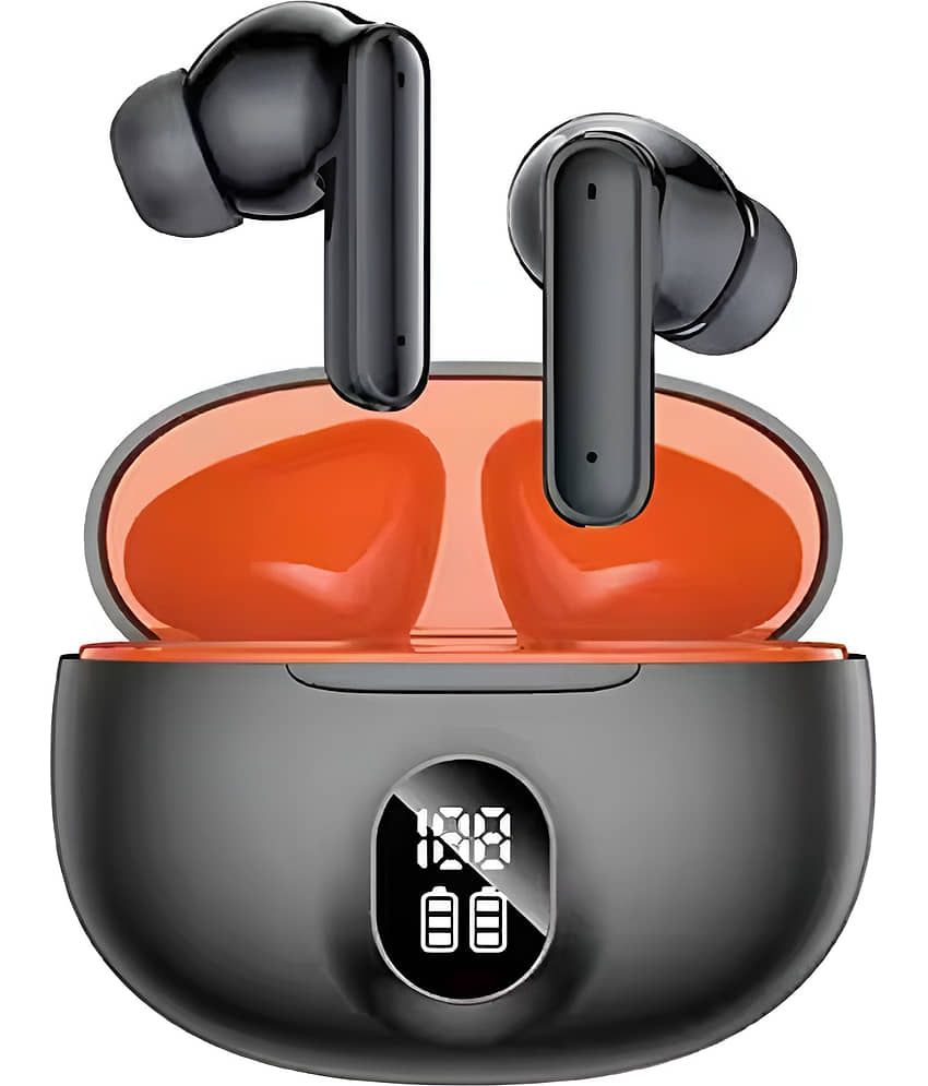 VEhop YO YO PODS Bluetooth True Wireless (TWS) In Ear 30 Hours Playback Low Latency,Powerfull bass IPX4(Splash & Sweat Proof) Black