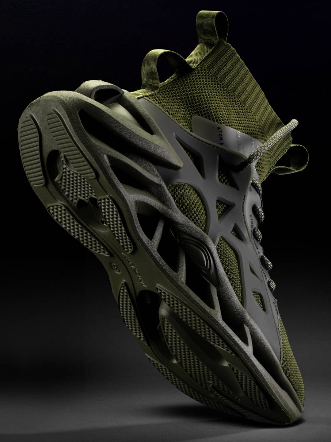     			ATOM Alphabounce Olive Men's Sneakers