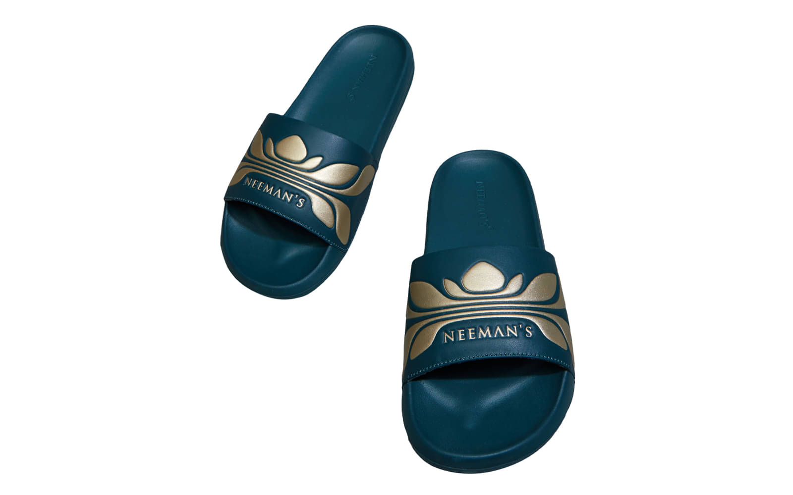    			neeman Teal Women's Slide Flip Flop