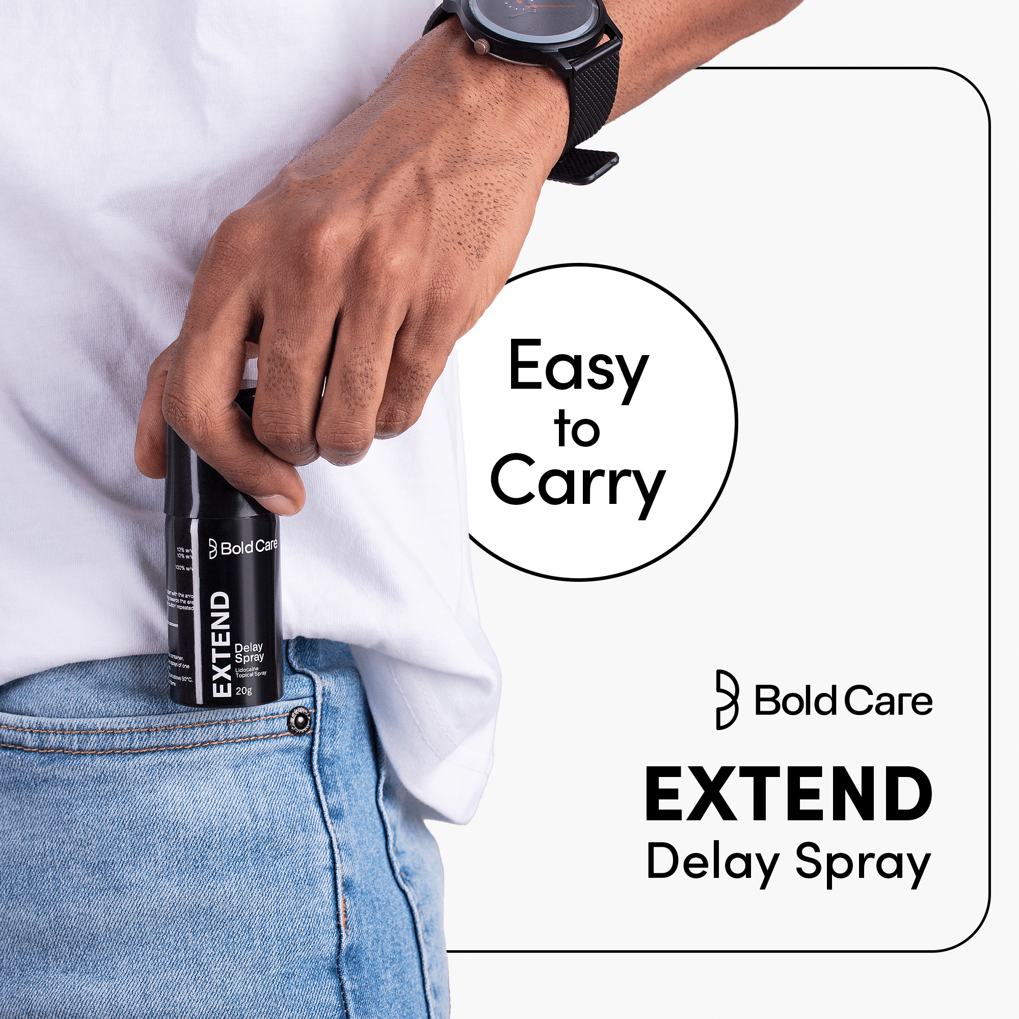 Buy Bold Care Extend Topical Non-Transferable Delay Spray for Men 20g (Pack  of 1) - Price ₹299 | Best Deals Online at Snapdeal