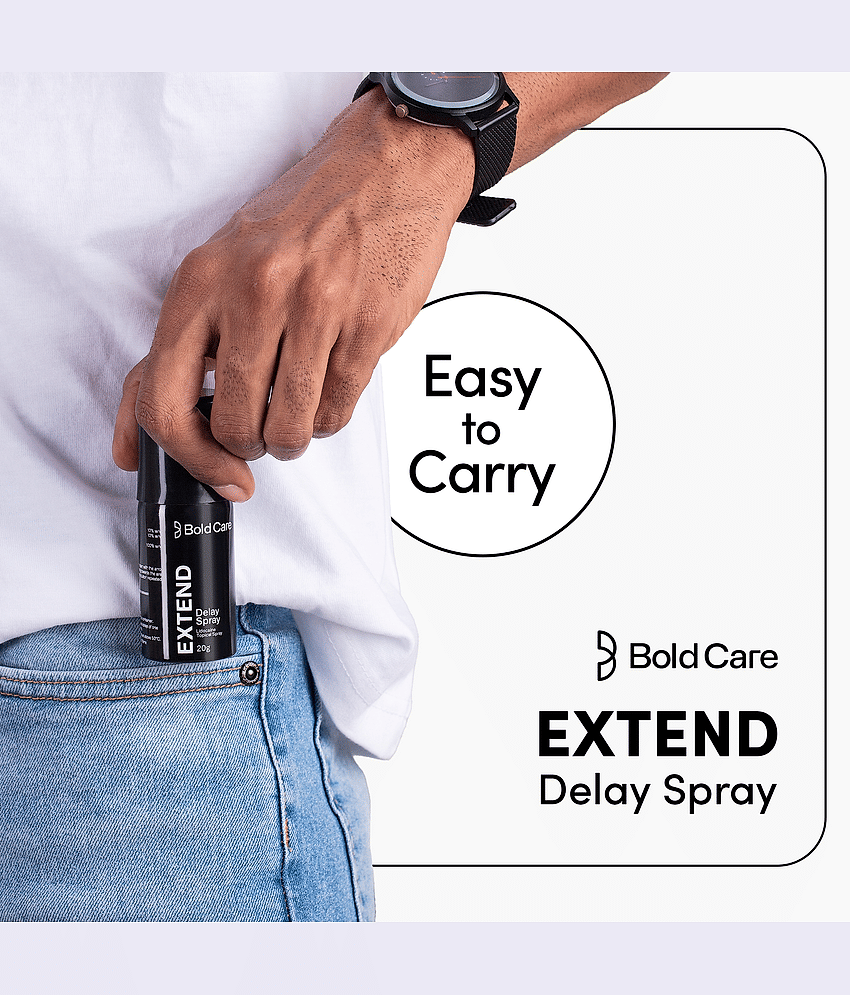 Buy Bold Care Extend Topical Non-Transferable Delay Spray for Men 20g (Pack of 1) - Price ₹299 | Best Deals Online at Snapdeal