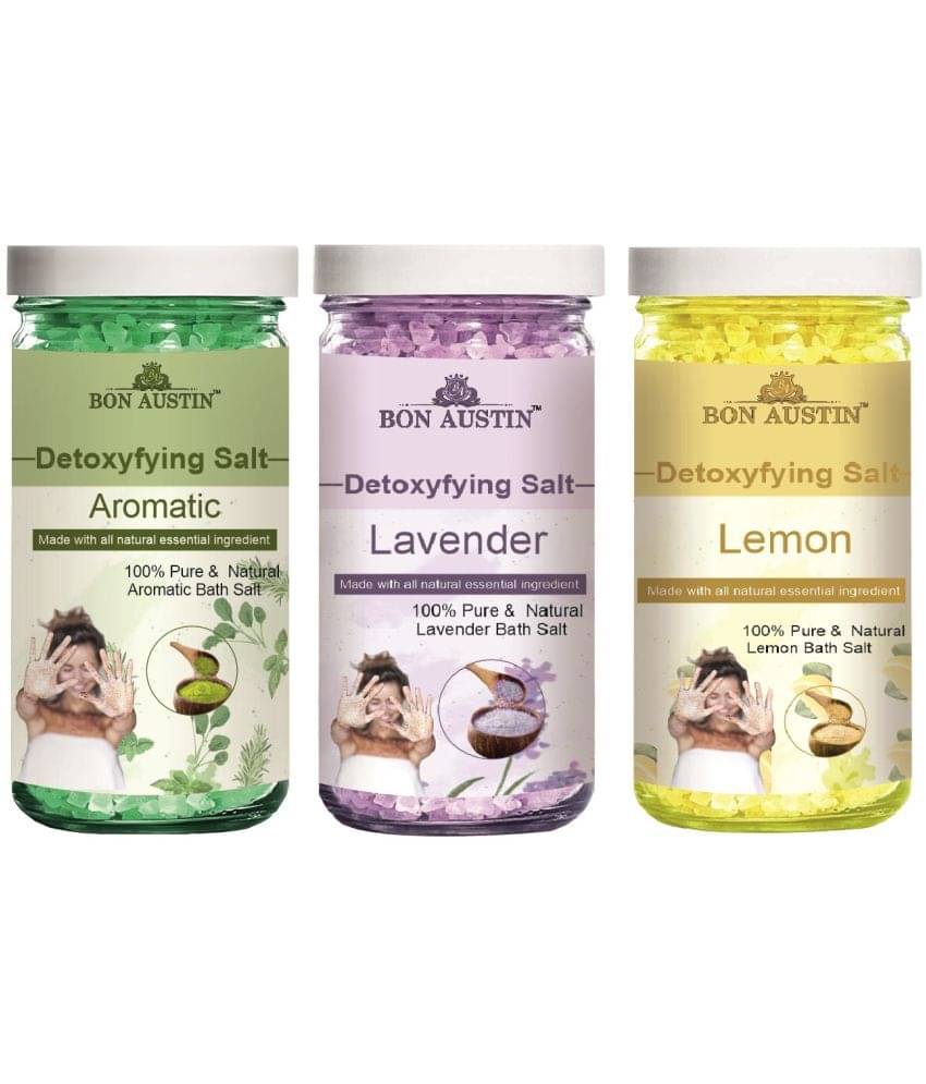 Bon Austin Crystal Natural Bath Salt 200 g Pack of 3 Bon Austin Crystal Natural Bath Salt 200 g Pack of 3