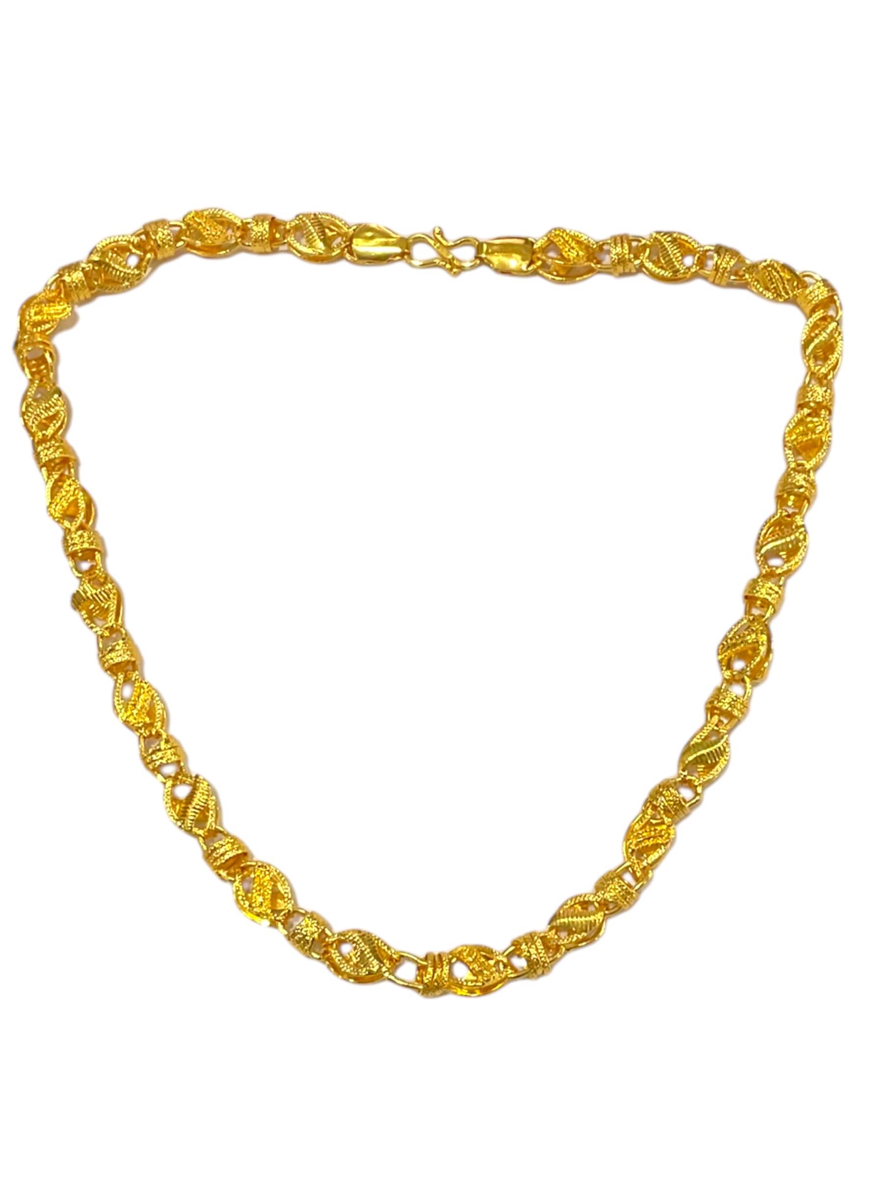 Charms Gold Plated Chain ( Set of 1 )