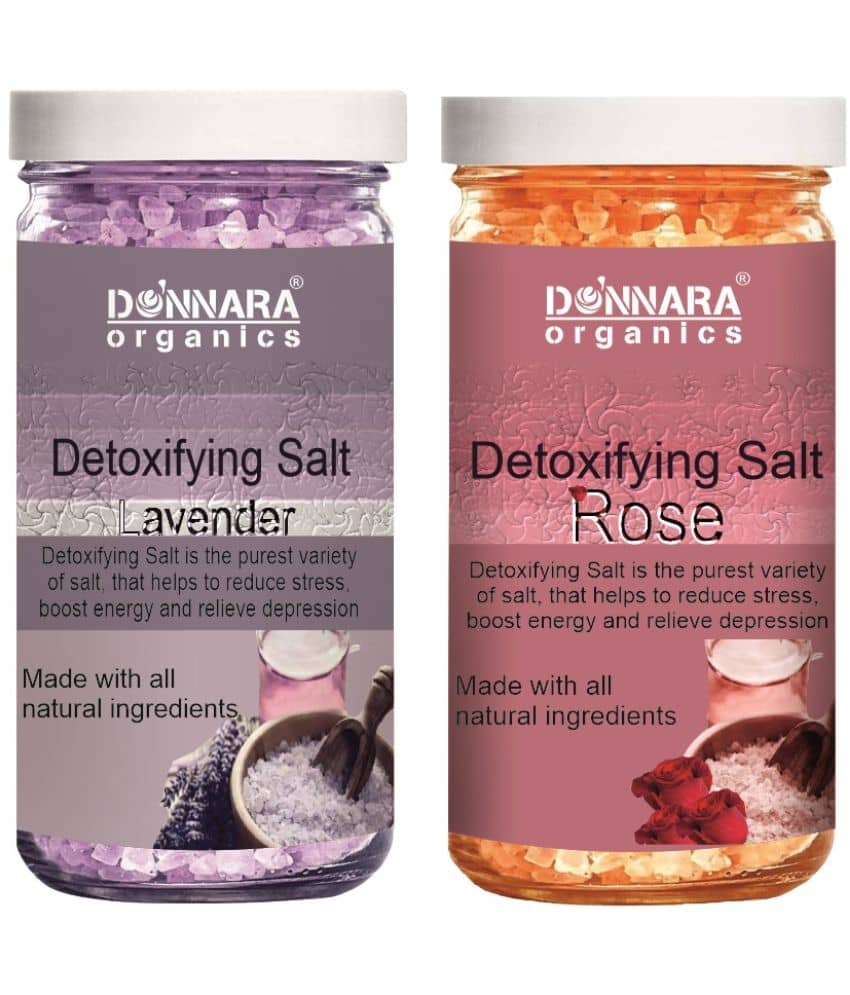 Donnara Organics Crystal Natural Bath Salt 200 g Pack of 2