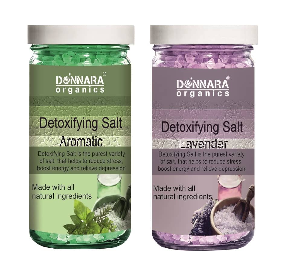 Donnara Organics Crystal Natural Bath Salt 200 g Pack of 2