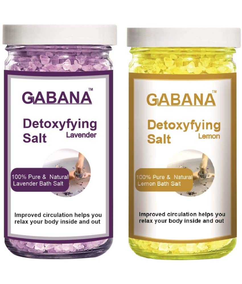 GABANA Crystal Natural Bath Salt 200 g Pack of 2