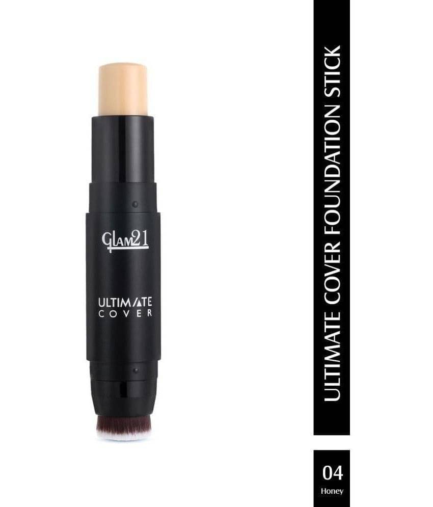     			Glam21 Ultimate Cover Foundation Stick Long Lasting Formula For All Skin Tone 8gm Honey-04