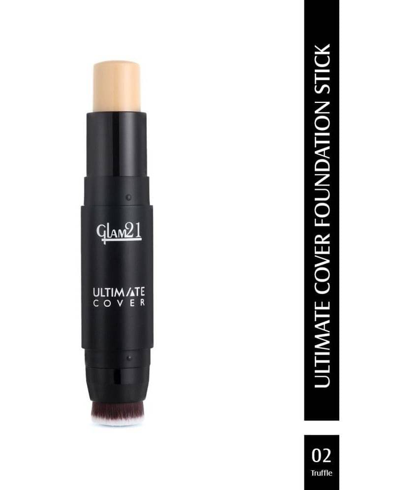     			Glam21 Ultimate Cover Foundation Stick Long Lasting Formula For All Skin Tone 8gm Sand-02