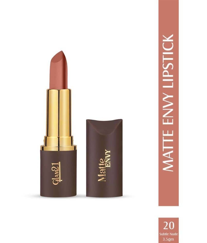 Glam21 Matte Envy Lipstick Intense Colour Creamy Texture Lightweight Lipstick 3.5gm Wineyard-21