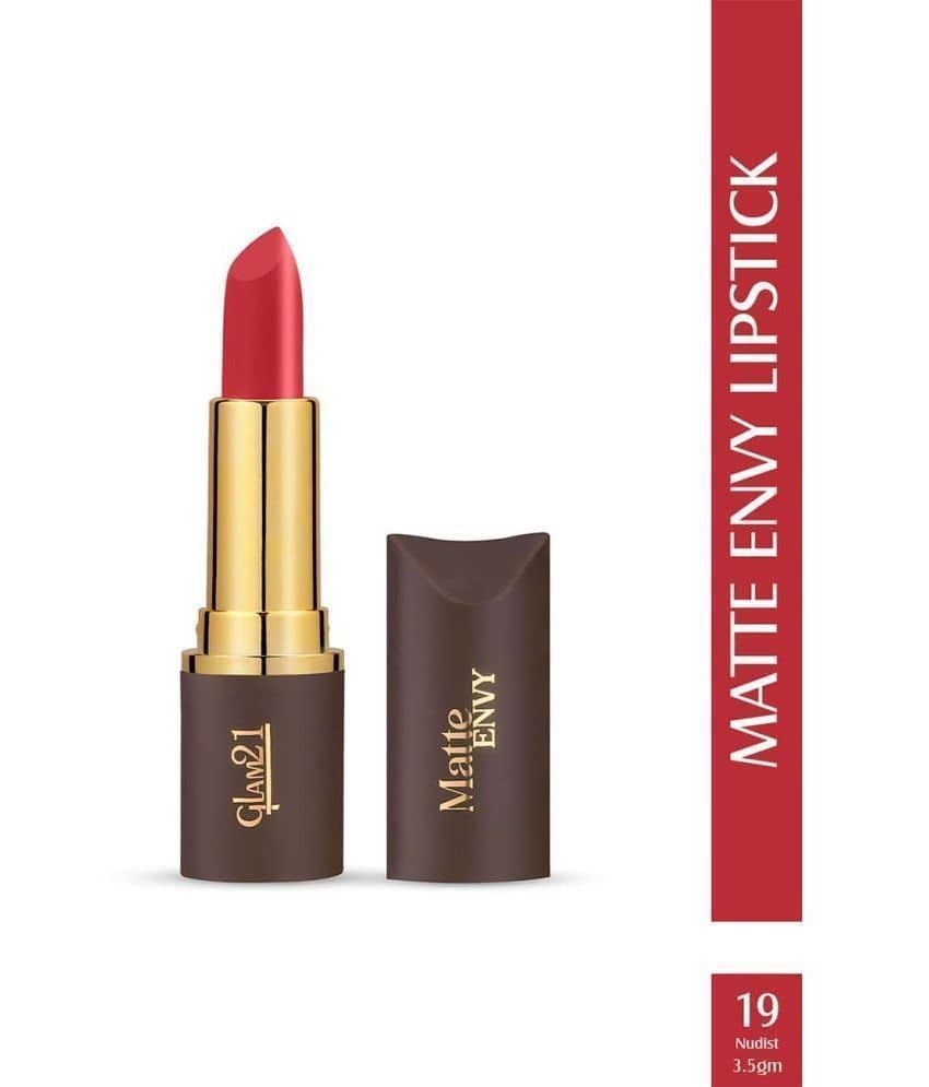 Glam21 Matte Envy Lipstick Intense Colour Creamy Texture Lightweight Lipstick 3.5gm Wineyard-21