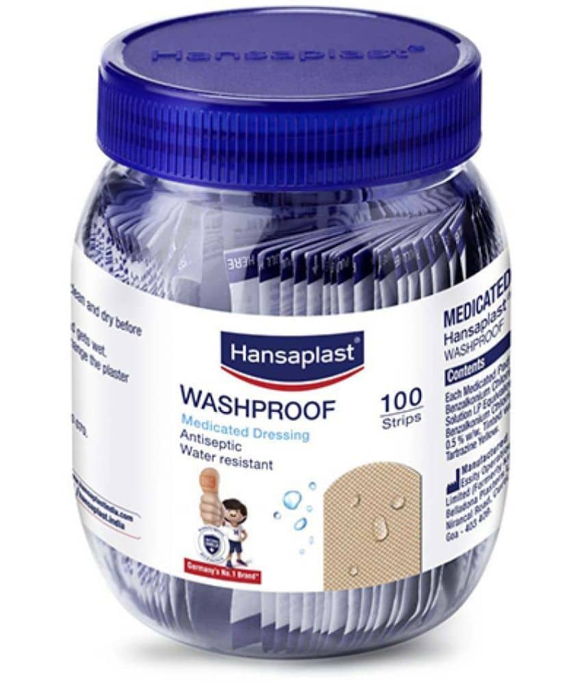 Hansaplast Washproof (100 Strips), Skin, 70 x19 MM