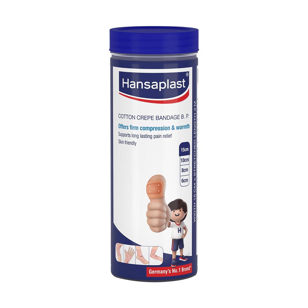     			Hansaplast Cotton Crepe Bandage (15CM X 4M), Flesh