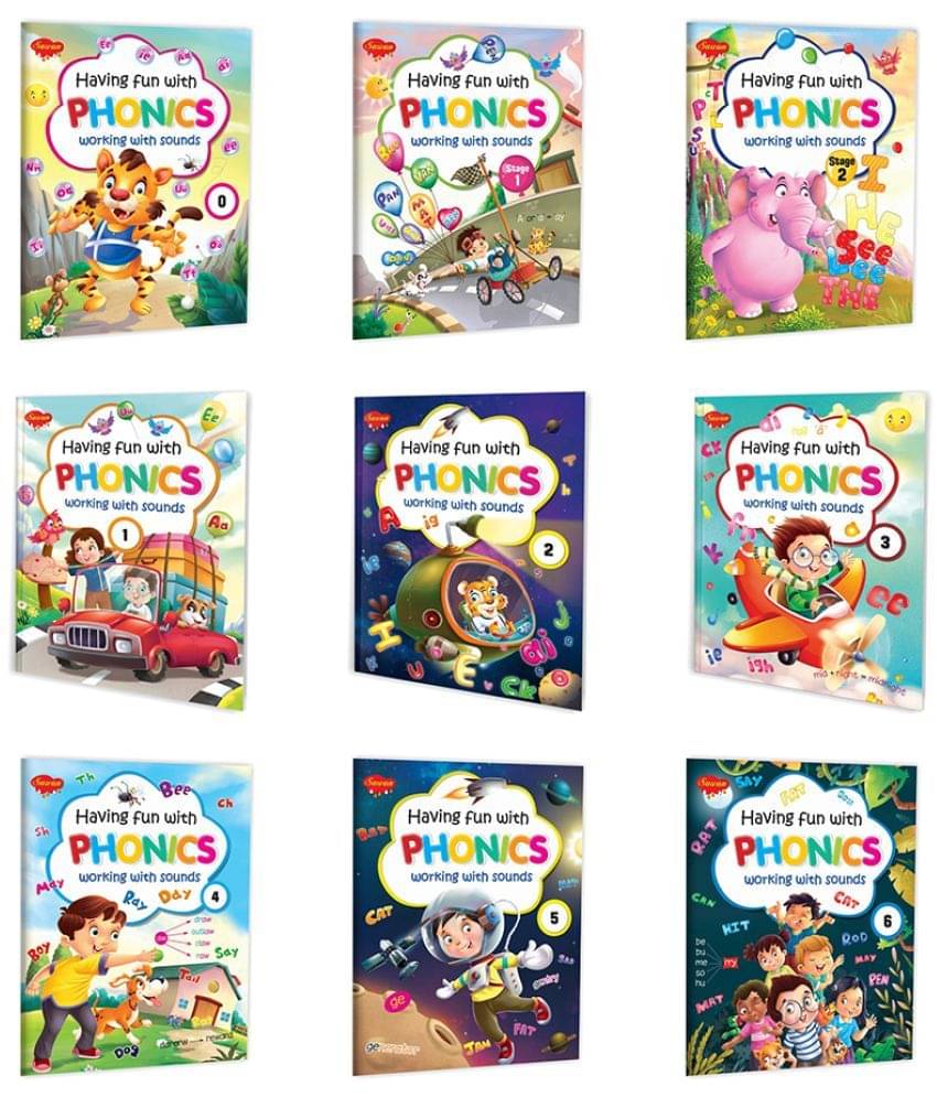     			Having Fun with Phonics Series Complete Combo | Pack of 9 Educational Books