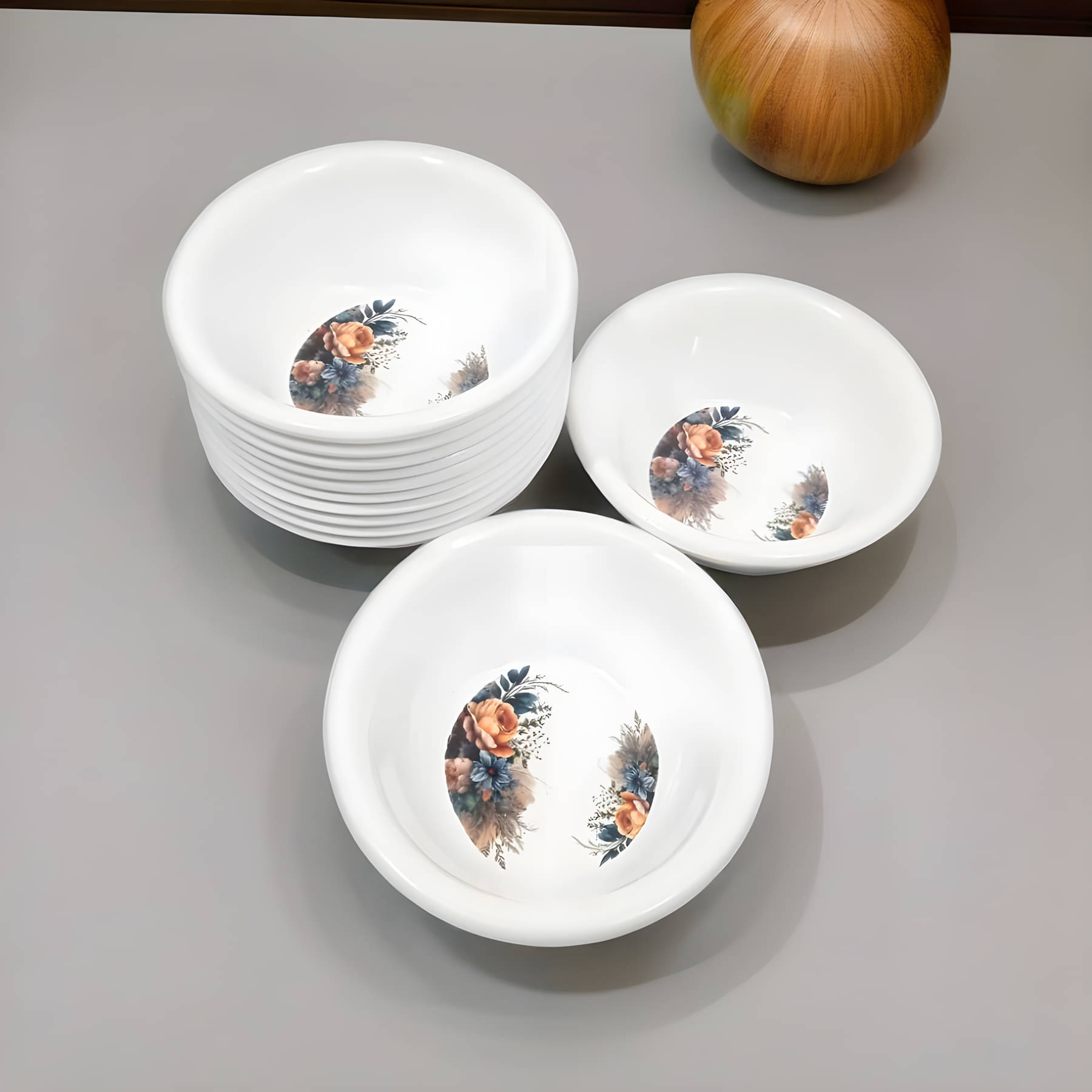 Inpro Melamine Vegetable Bowl 100 mL ( Set of 12 )     			Inpro Melamine Vegetable Bowl 100 mL ( Set of 12 )