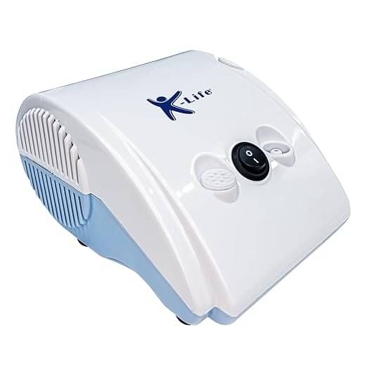     			K-life 104-B Steam Respiratory Machine Kit For Adults & Kids Asthma Inhaler Patients Nebulizer-White