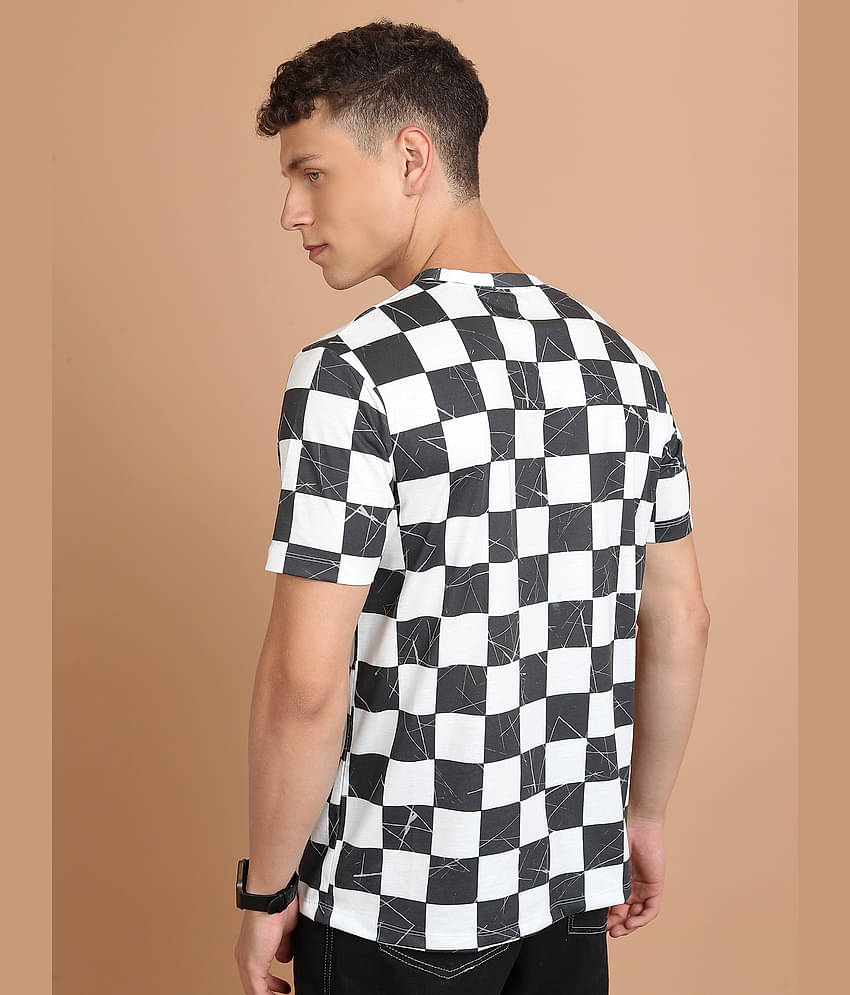 Ketch Pack of 1 Polyester Slim Fit Men's T-Shirt ( White )