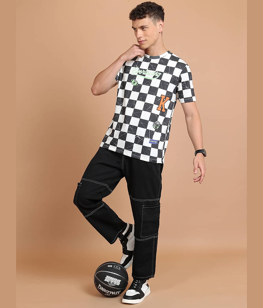 Ketch Pack of 1 Polyester Slim Fit Men's T-Shirt ( White )