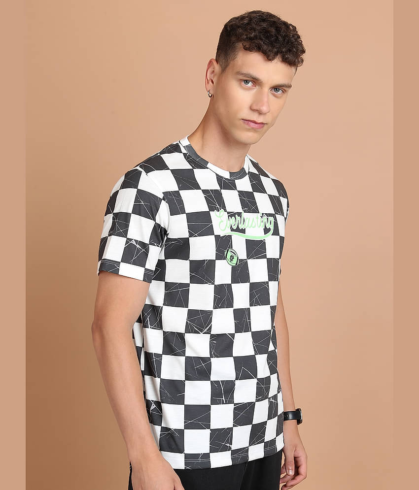 Ketch Pack of 1 Polyester Slim Fit Men's T-Shirt ( White )