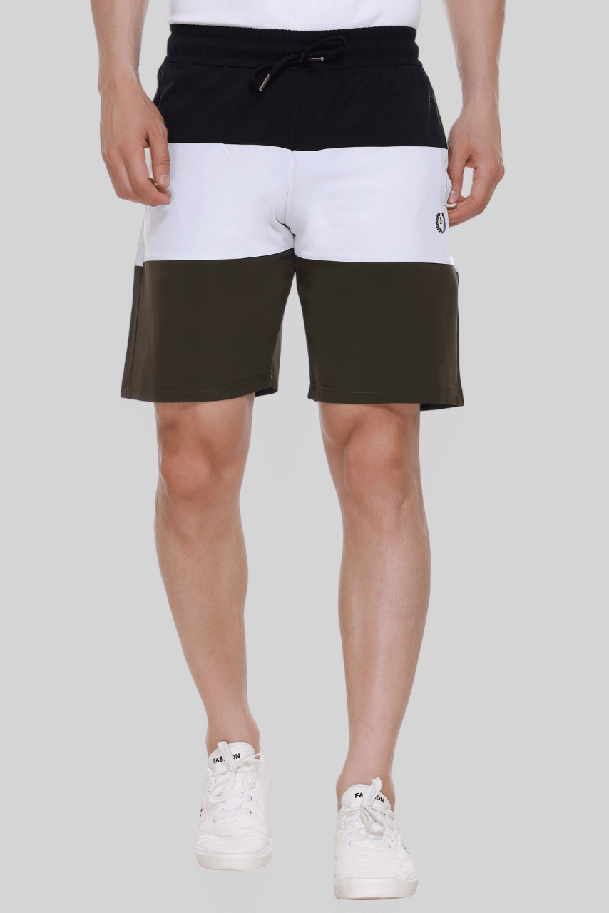    			LEEBONEE White Polyester Men's Shorts ( Pack of 1 )