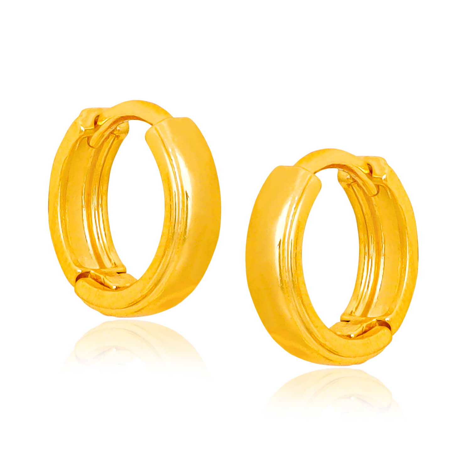 LUV FASHION Golden Bali Earrings ( Pack of 1 ) - Earrings | Buy online on ZillyBuy