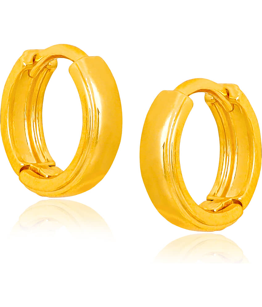 LUV FASHION Golden Bali Earrings ( Pack of 1 ) - Earrings | Buy online on ZillyBuy