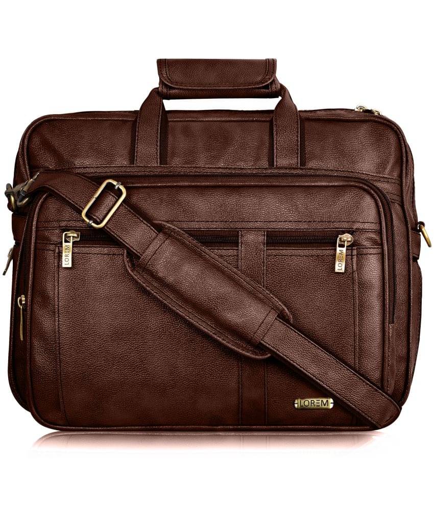     			Lorem Brown Solid Messenger Bag