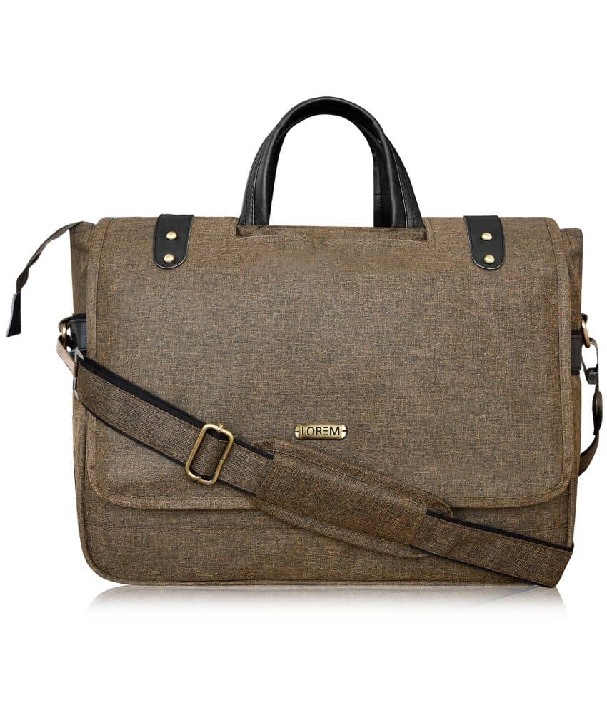 Lorem Brown Solid Messenger Bag - Handbags | Buy online on ZillyBuy