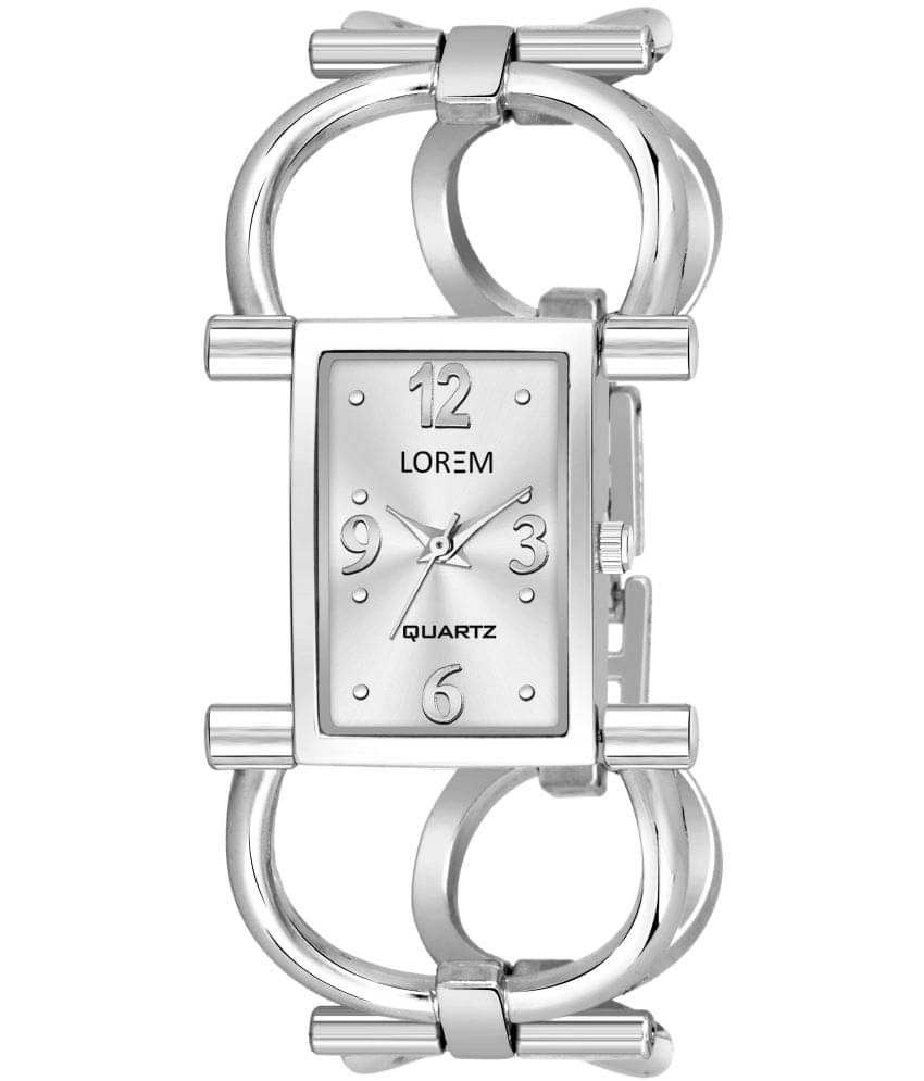     			Lorem Silver Metal Analog Womens Watch