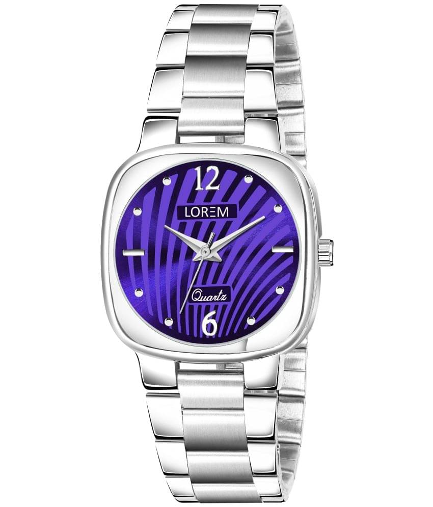     			Lorem Silver Metal Analog Womens Watch