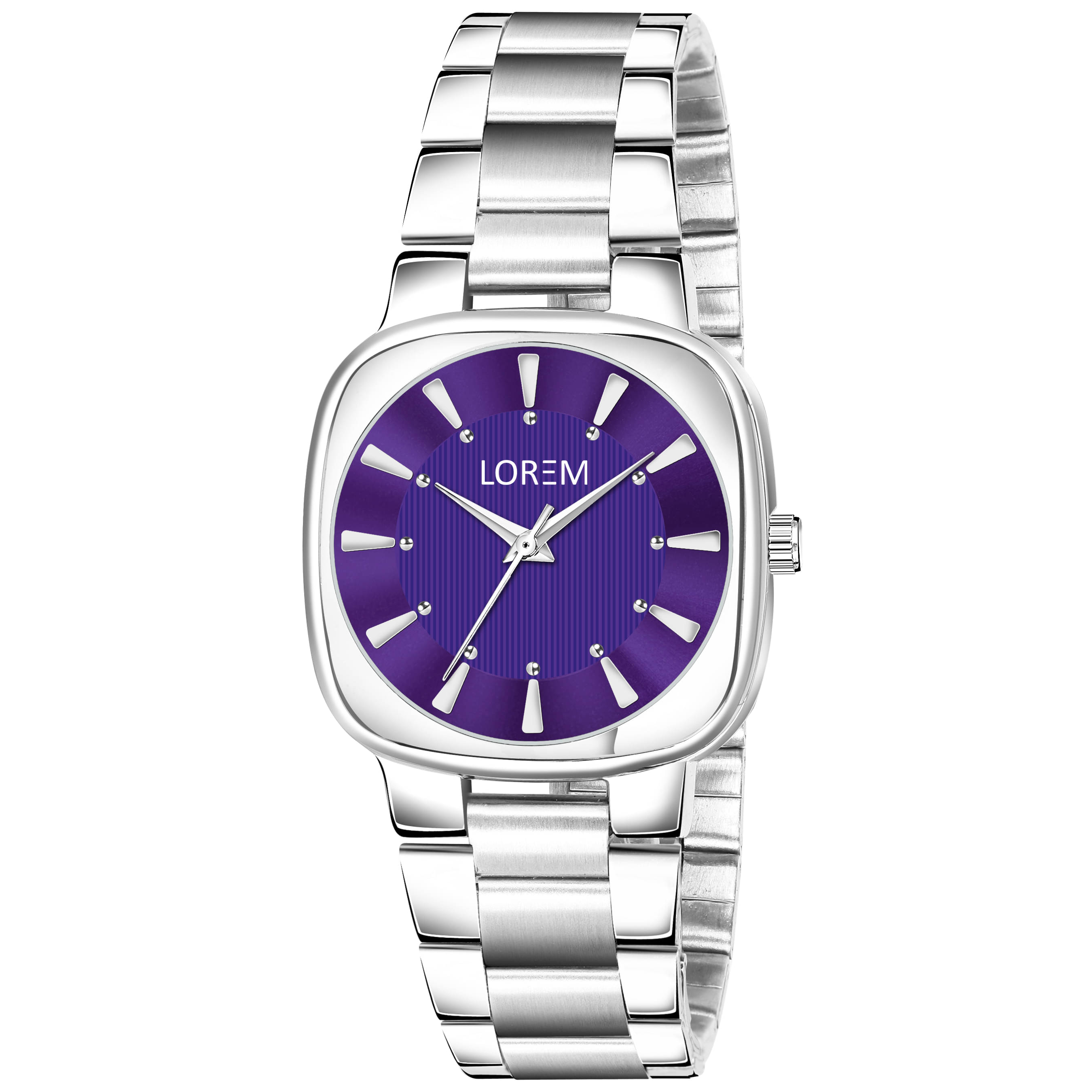     			Lorem Silver Metal Analog Womens Watch