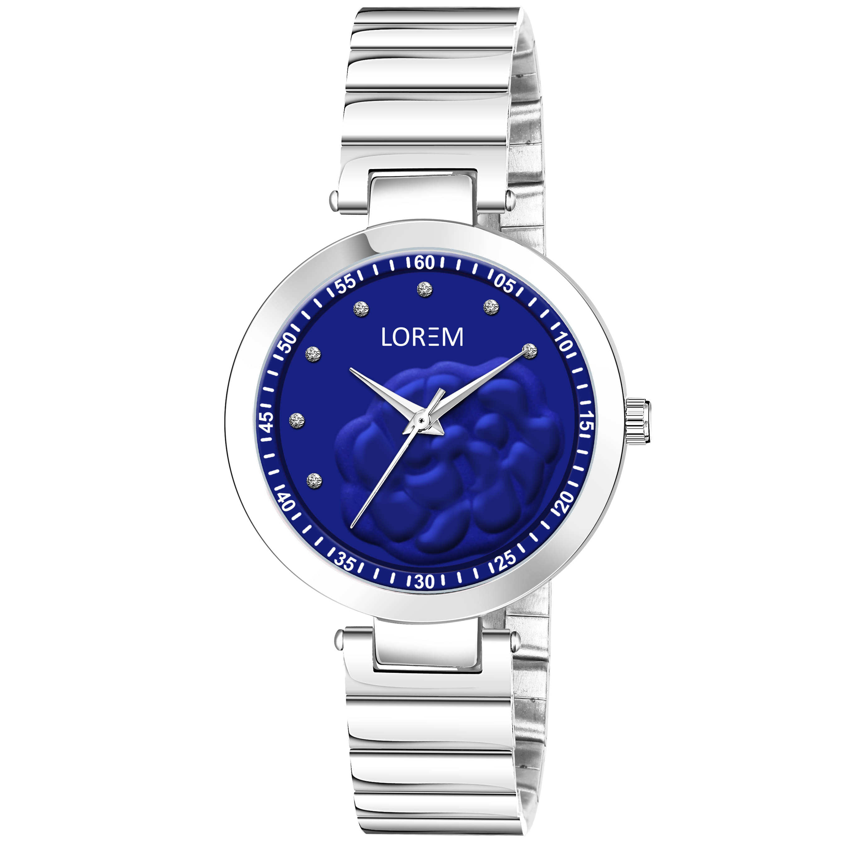    			Lorem Silver Metal Analog Womens Watch