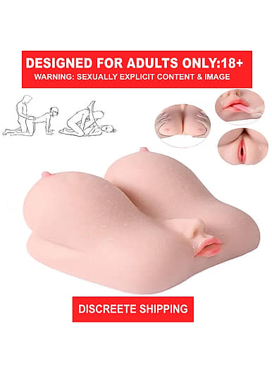 MALE ADULT SEX TOYS SHE 4in1 SMOOTH SILICON DOLL BIG TITS SUCKING MOUTH  DEEP PUSST and ANAL HOLE MASTURBATOR For Men flashlight toy mens  mastributing toys