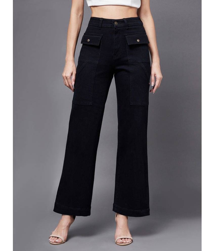     			Miss Chase - Black Denim Flared Women's Jeans ( Pack of 1 )