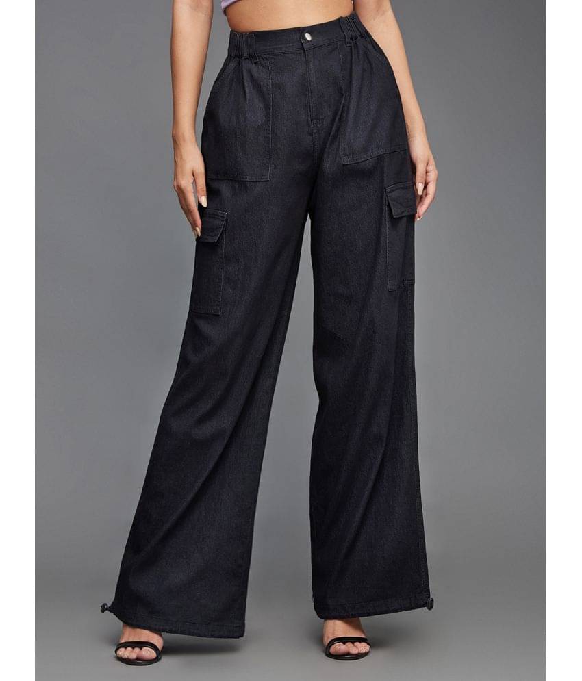     			Miss Chase - Black Denim Straight Fit Women's Jeans ( Pack of 1 )