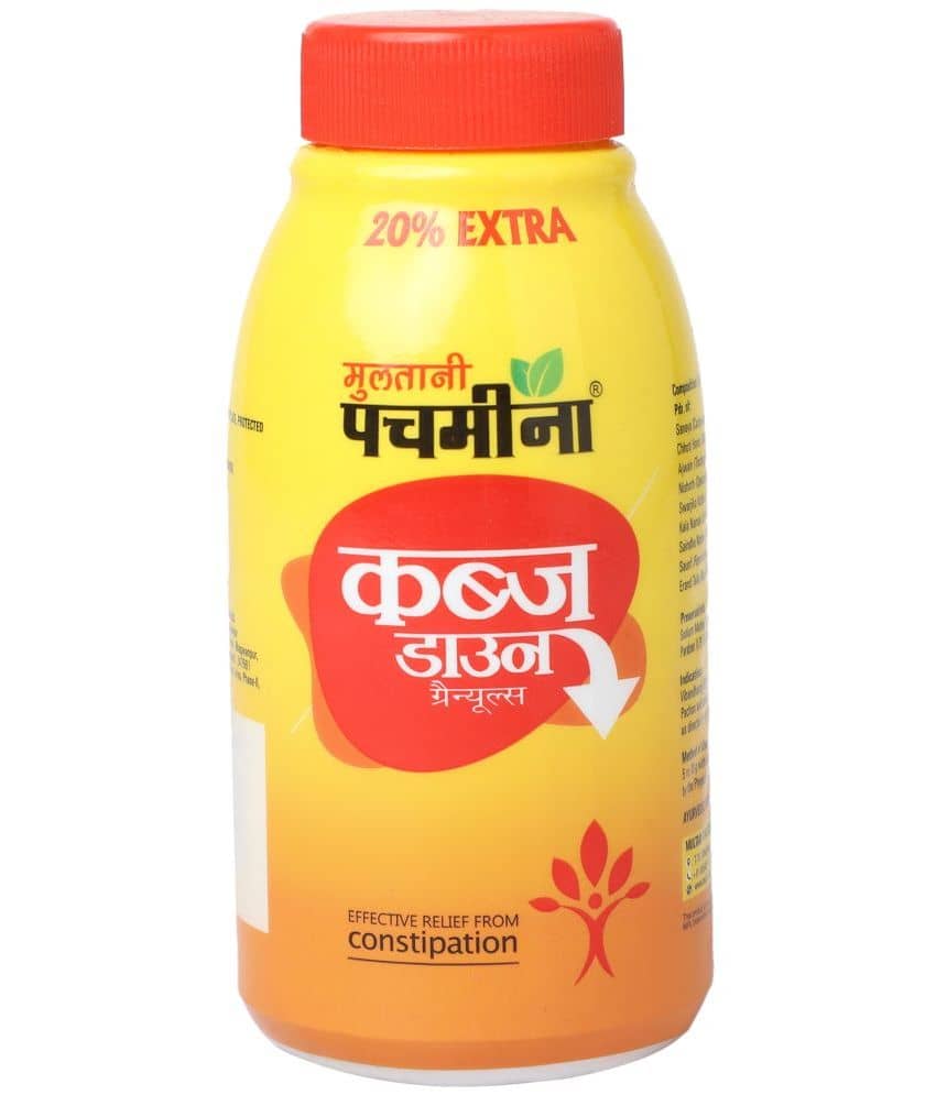 Multani Pachmeena Kabz Down Granules Relief From Constipation - 120gm Pack of 3