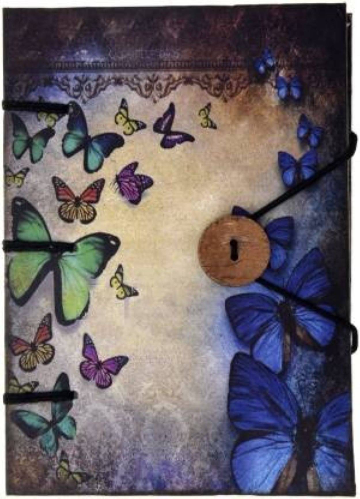 Multibutterfly Print Special Binding A5 Diary Un-Ruled 144 Pages (Multicolor) Multibutterfly Print Special Binding A5 Diary Un-Ruled 144 Pages (Multicolor)