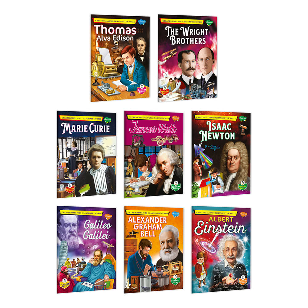 My First Library of Great Humans Who Change The World | Pack of 8 Story Books My First Library of Great Humans Who Change The World | Pack of 8 Story Books
