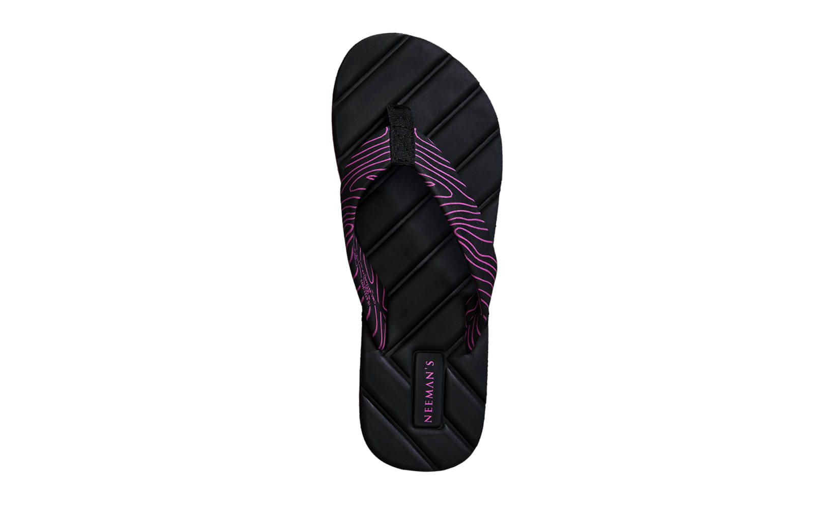     			Neemans Black Women's Thong Flip Flop