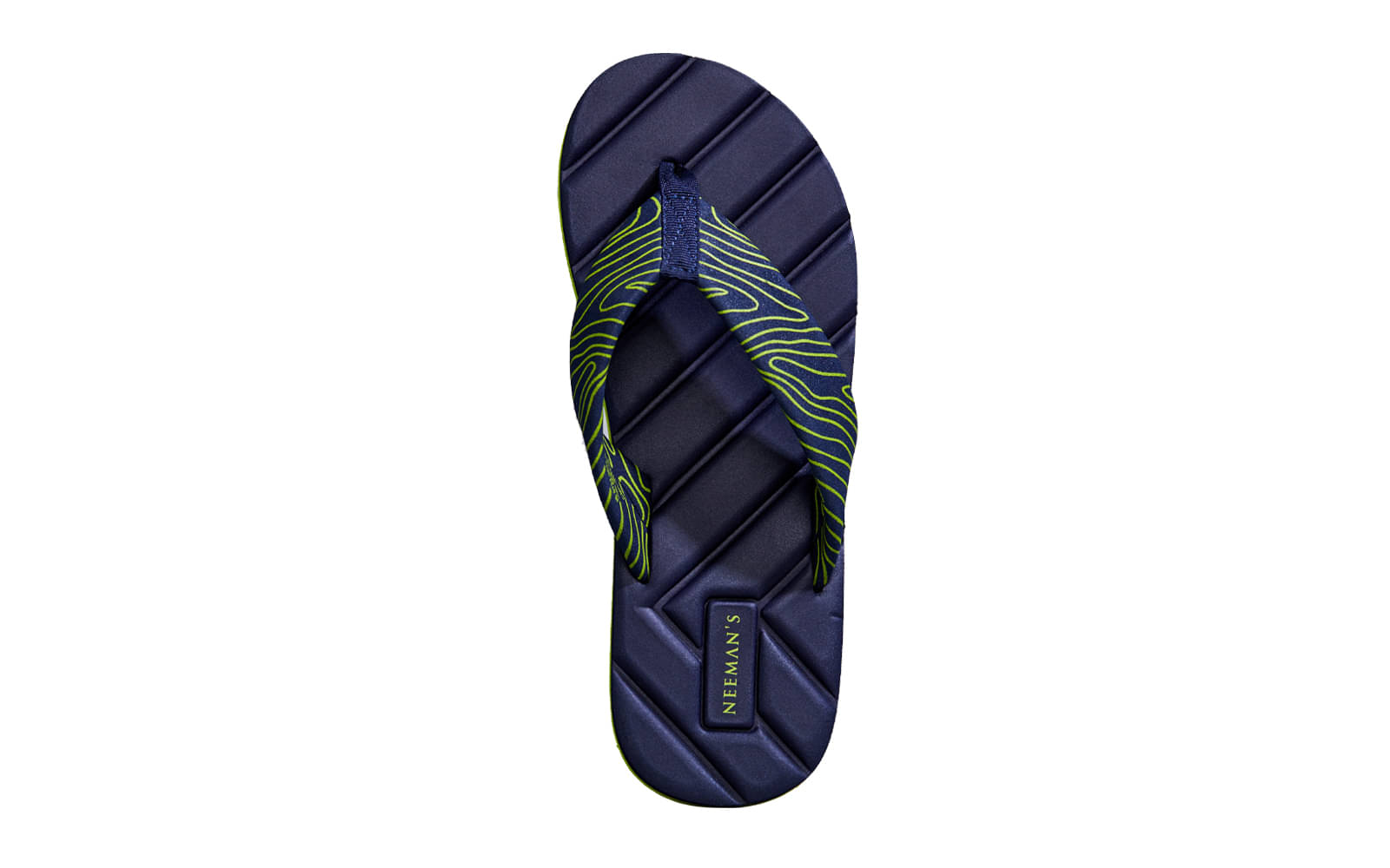     			Neemans Navy Men's Thong Flip Flop