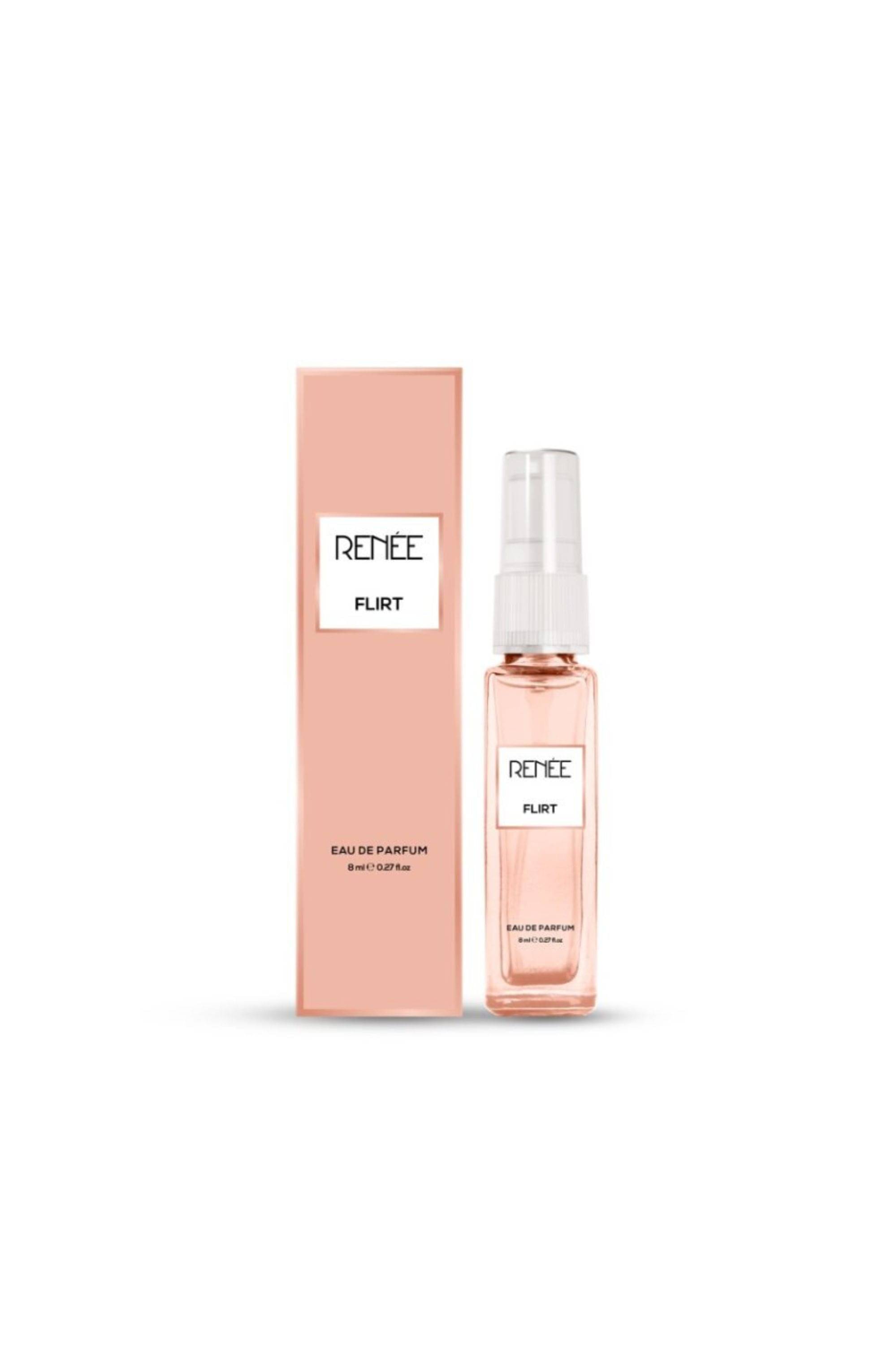 Renee Flirt EDP - Premium Long-lasting Fragrance Gifting Scent for All Occasions Eau de Parfum, 8Ml     			Renee Flirt EDP - Premium Long-lasting Fragrance Gifting Scent for All Occasions Eau de Parfum, 8Ml