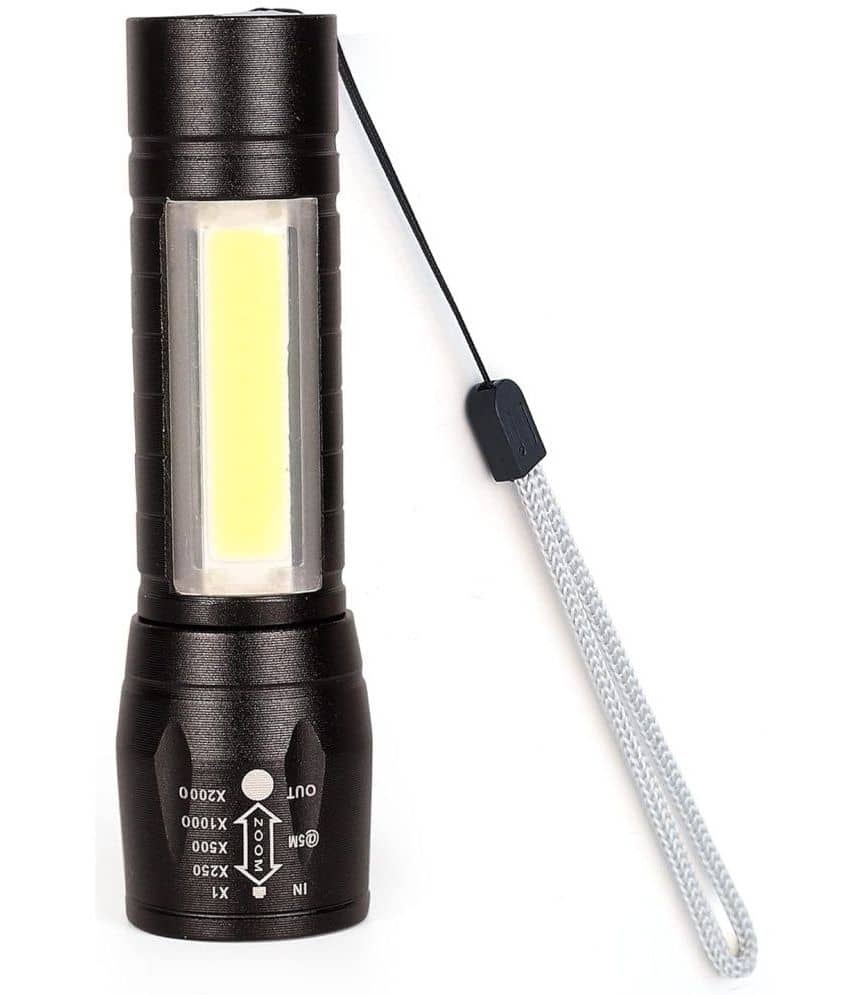 Saykhus 9W Black Emergency Light ( Pack of 1 )