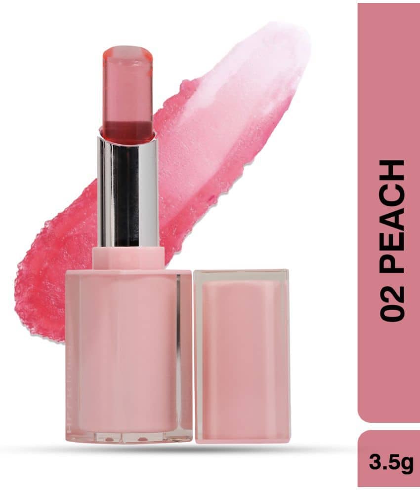 Seven Seas Long Lasting | Smooth Texture | Glass Finish | Rouge Gel Lipstick (Peach 2.8g)