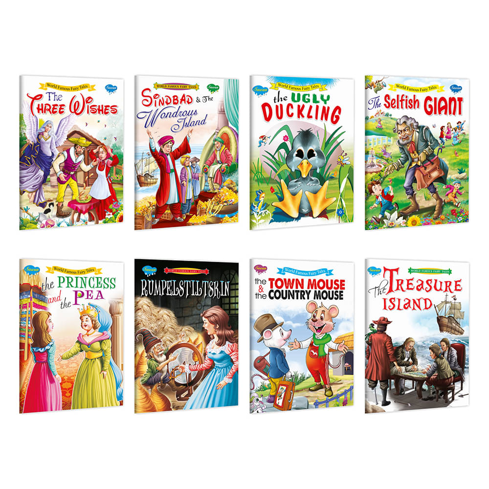     			Uncle Moon’s Fairy Tales | Pack of 8 Books (v4) | Super jumbo combo for collecters and library Story books
