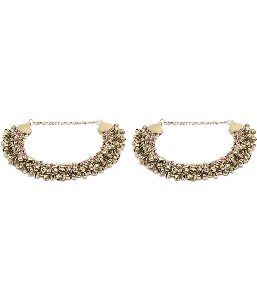 YOUBELLA Gold Anklets ( Pack of 1 ) - Anklets | Buy online on ZillyBuy