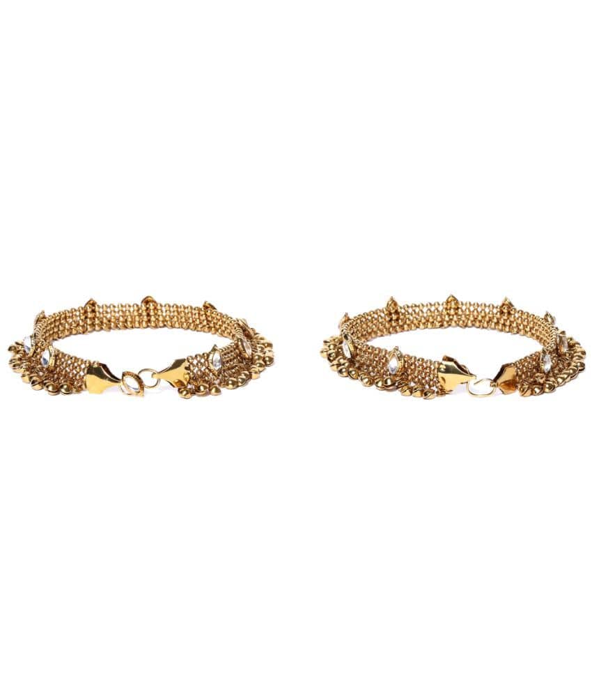 YOUBELLA Gold Anklets ( Pack of 1 ) - Anklets | Buy online on ZillyBuy