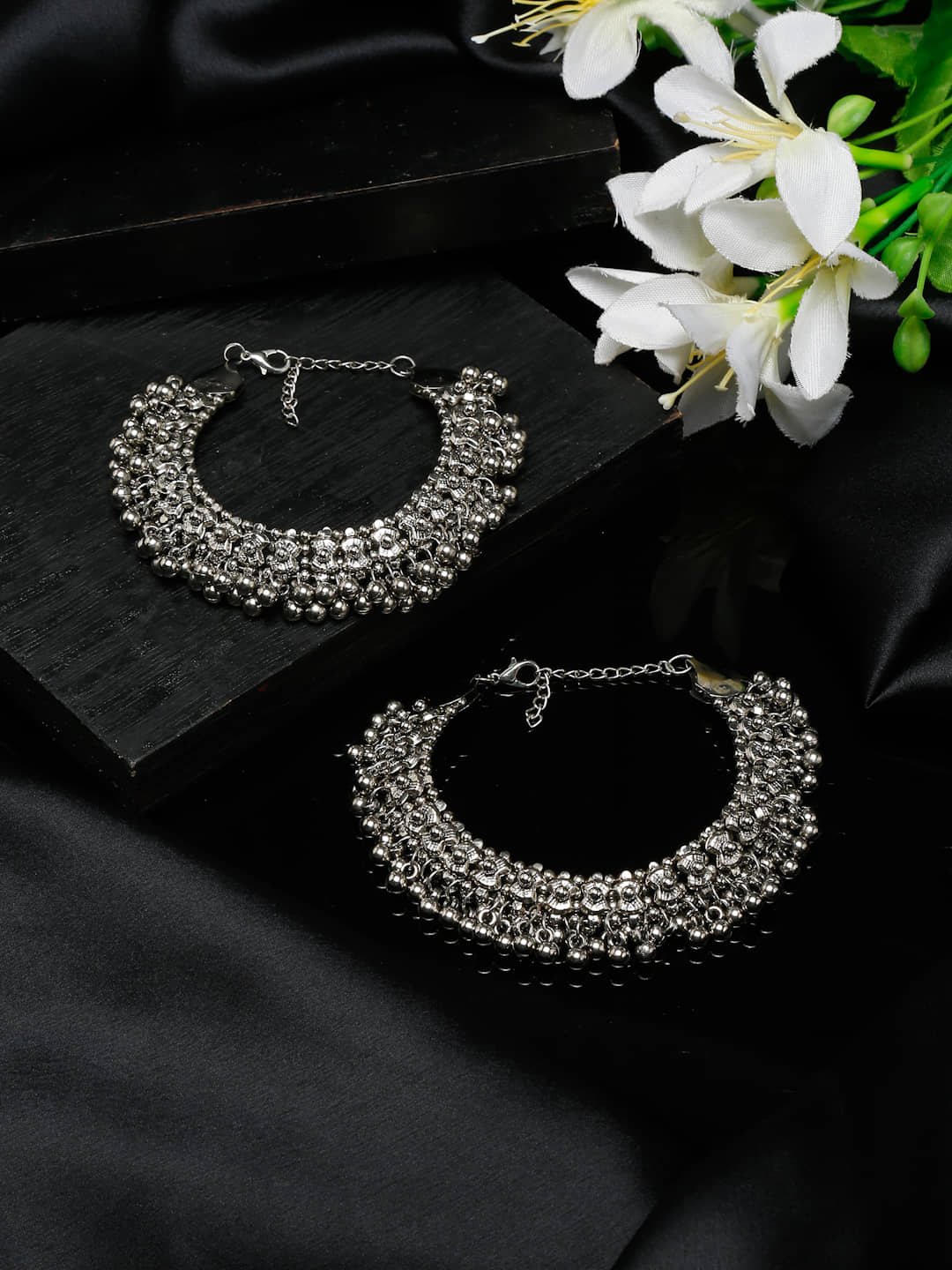 YOUBELLA Silver Anklets ( Pack of 1 ) - Anklets | Buy online on ZillyBuy