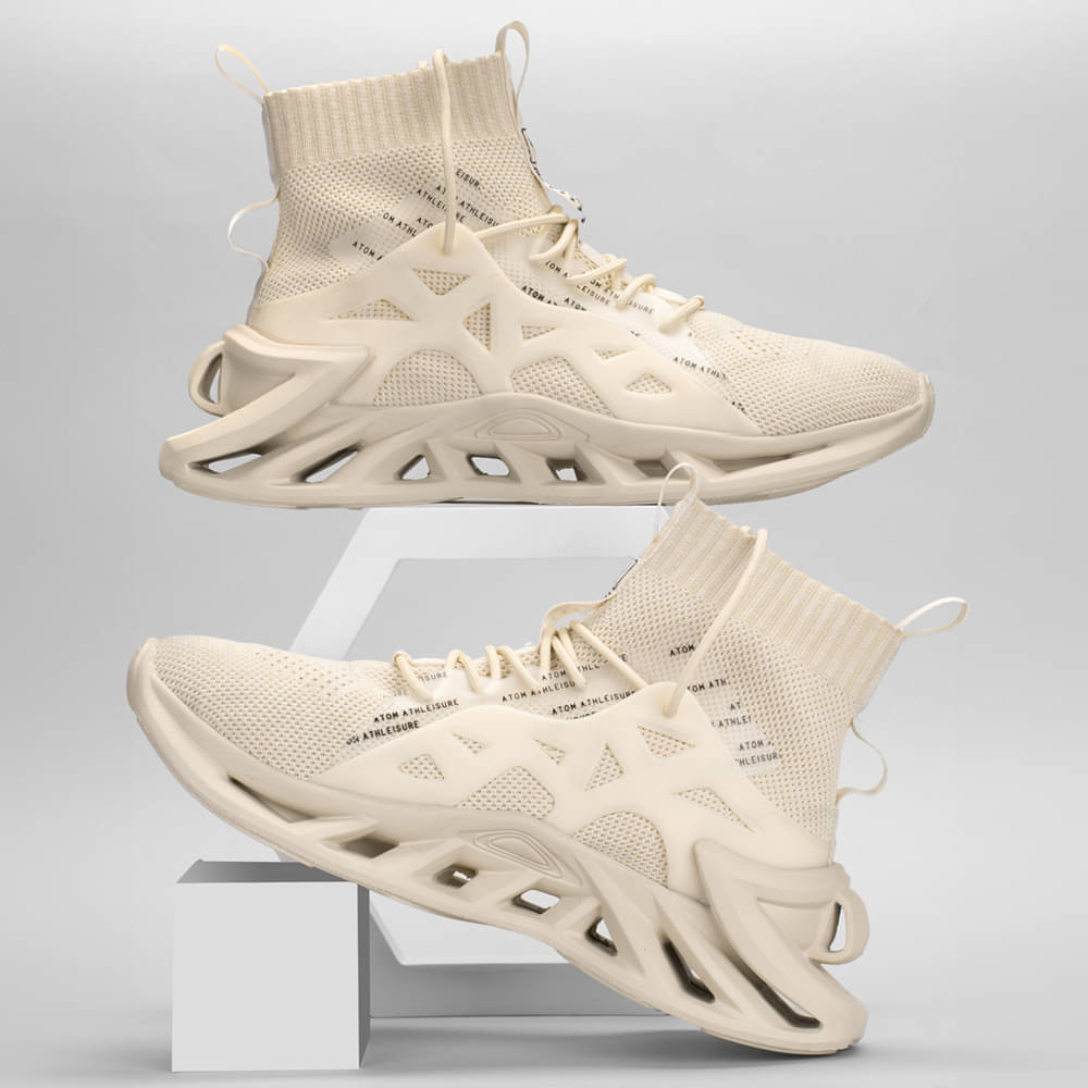     			ATOM Alpha SoftBounce Beige Men's Sneakers